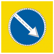 Знак 4.2.1, 4.2.2  1200x1200 Знак 4.2.1, 4.2.2  1200x1200
