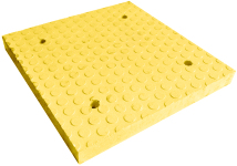 Элемент «Зебры» пешеходного перехода (желтый средний элемент окрас в массе) высотой 58 мм