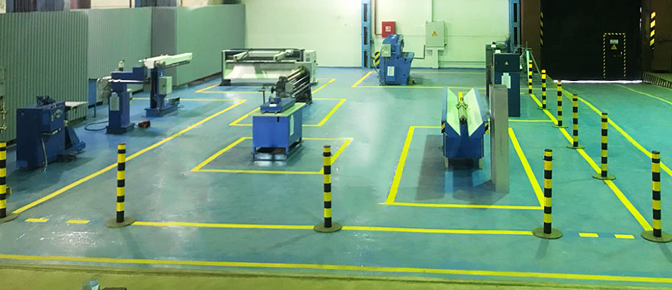 Обозначение опасных участков на территории предприятий  Обозначение опасных участков на территории предприятий