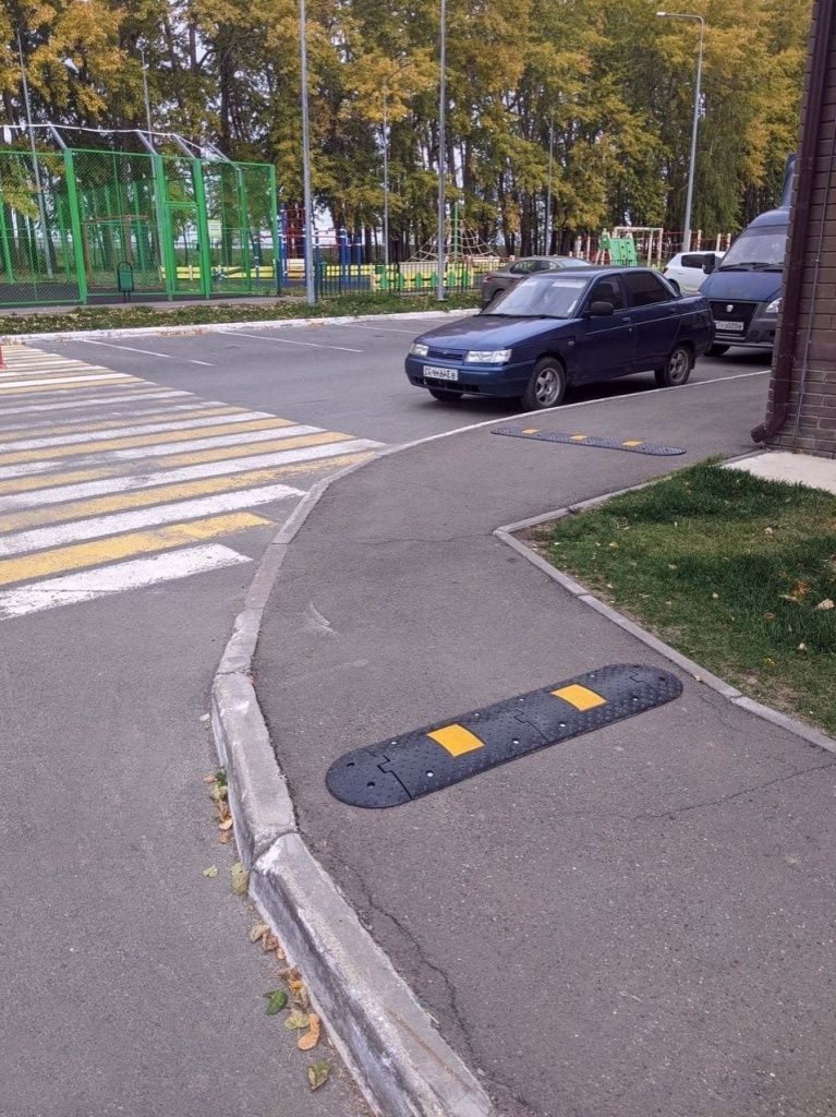 Лежачие полицейские на тротуарах вблизи пешеходных зон Лежачие полицейские на тротуарах вблизи пешеходных зон