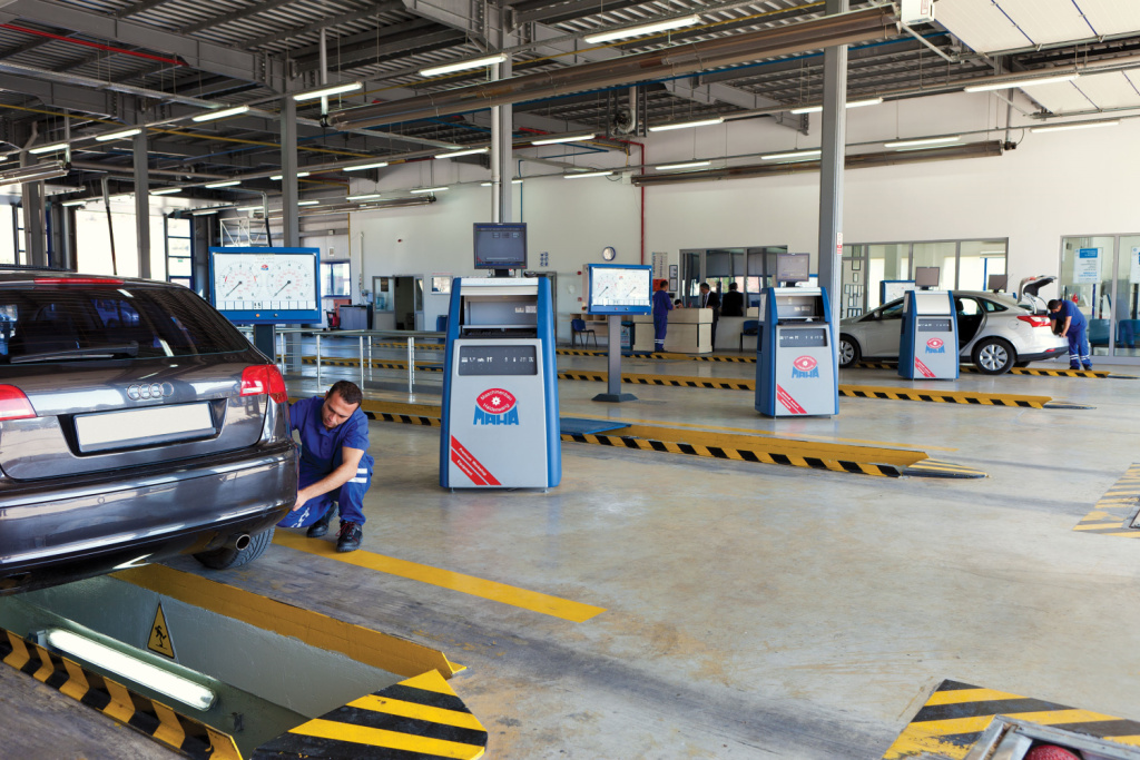 Ограждение смотровых канав в автосервисе