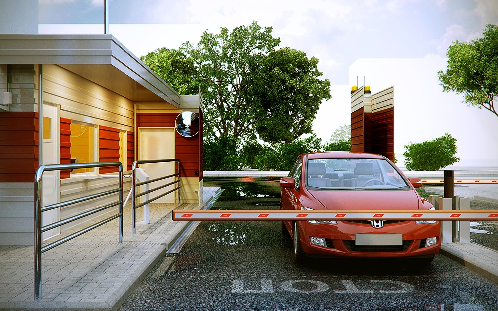 Установка дорожных зеркал на контрольно-пропускных пунктах (КПП) Установка дорожных зеркал на контрольно-пропускных пунктах (КПП)