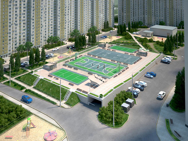 Устройство обвалованной площадки и территории автостоянки Устройство обвалованной площадки и территории автостоянки