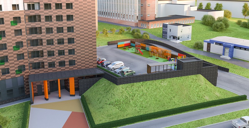 Обвалованные стоянки автомобилей Обвалованные стоянки автомобилей