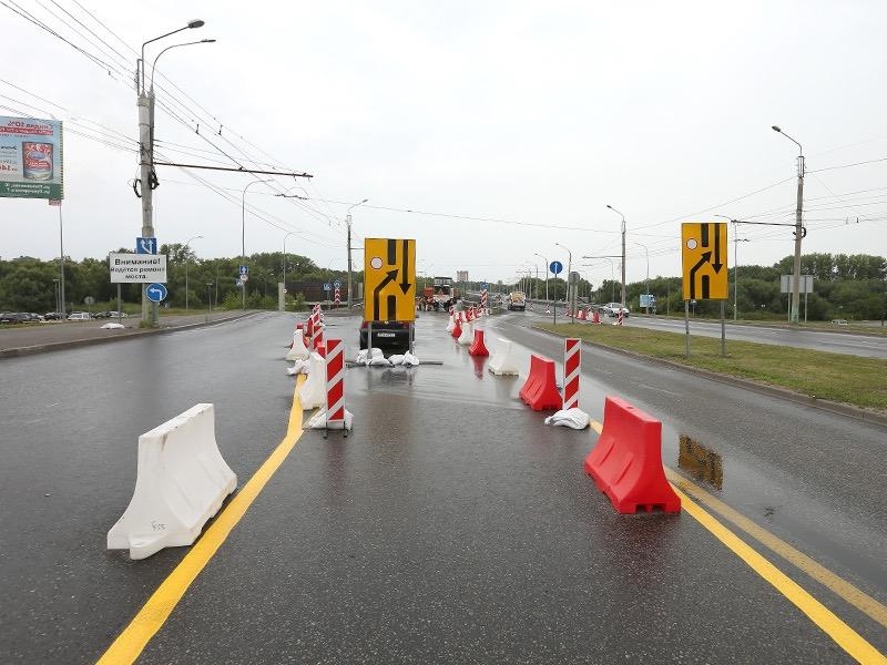 Обустройство зоны движения велосипедистов и пешеходов в местах проведения ремонтных работ