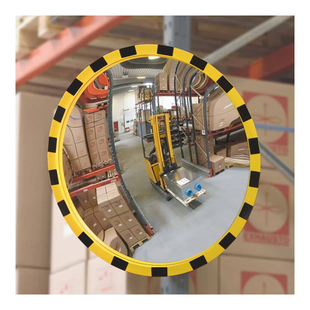 Сферические зеркала для безопасного движения по территории склада