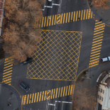 Вафельная разметка перекрестка: все что нужно знать