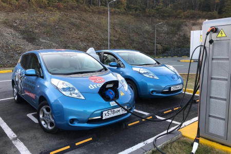 Зарядные станции для электромобилей, электропарковки